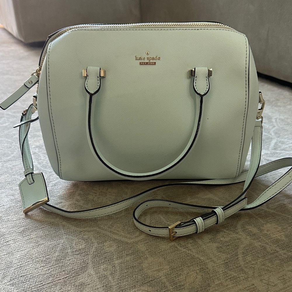 Kate Spade Light Gray Satchel Bag